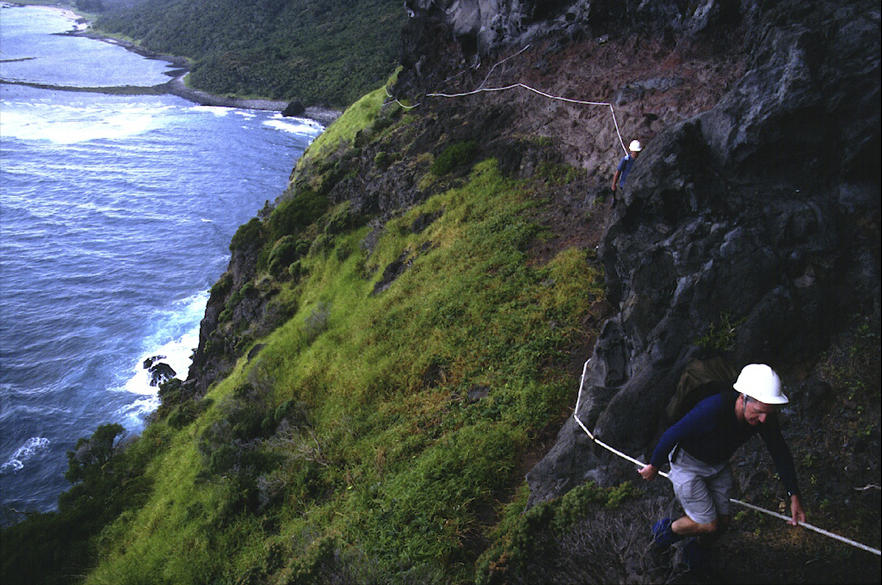 Climbing Mt. Gower